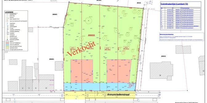 Grond te koop in Annunciadenstraat 15, 3600 Genk