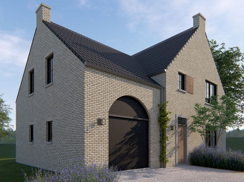 Deze vrijstaande nieuwbouwwoning is gelegen op een rustige en gunstige locatie nabij het centrum van Neeroeteren met uitzicht over achterliggende weil