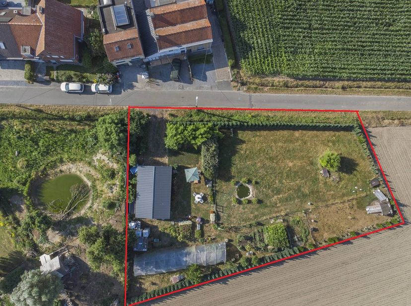 Op zoek naar een plek om volledig tot rust te komen? Dit perceel van ca. 1.500 m² met een aanwezig landbouwgebouw biedt tal van mogelijkheden voor wie
