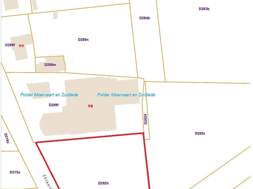 Grond te koop in ter plaatse genoemd Haesen Pat perceelnummer 292H,
                    9160 Lokeren