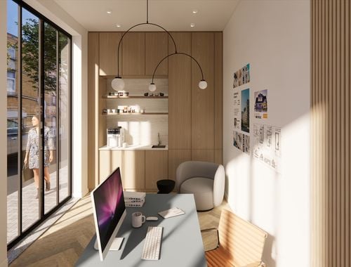                                         Kantoor te huur in Antwerpen, € 495
