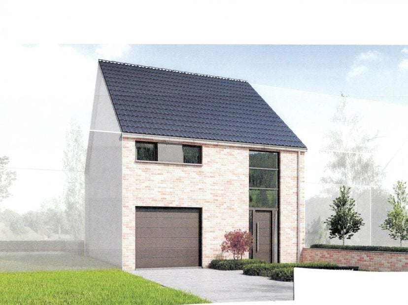 Découvrez ce terrain à bâtir idéalement situé, vendu avec un projet de construction dune villa 4 façades contemporaine à réaliser avec le constructeur