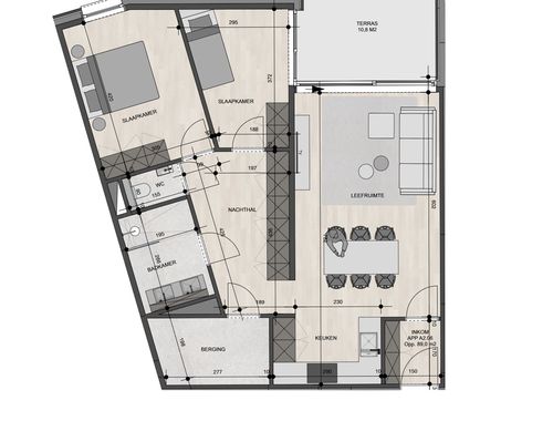                                         Appartement à vendre à Mechelen-aan-de-Maas, € 255.000
