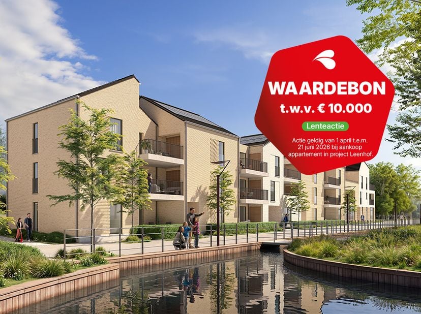 Spacieux appartement au deuxième étage - 3 chambres à coucher - Espace de vie lumineux avec cuisine ouverte - Grande terrasse - 2 débarras pratiques -