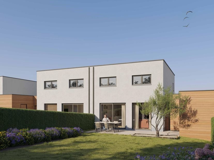 Moderne gezinswoningen met 3 slaapkamers - Lichtrijke leefruimtes met open keuken - Ruime tuinen met zuidwestgerichte oriëntatie - Carport en tuinberg