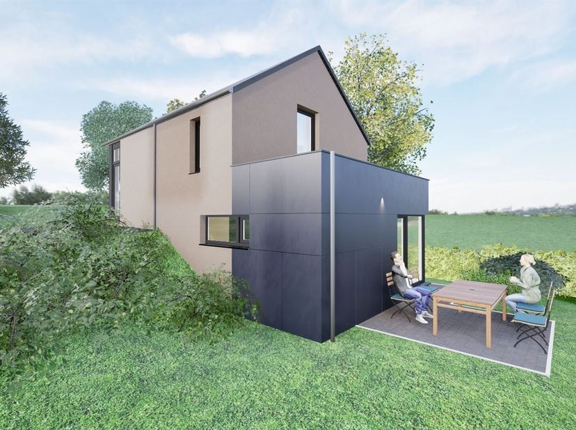 MCA Immobilier stelt u dit nieuwbouwproject voor, gelegen in het landelijke gebied op de hoogtes van Lamormenil, nabij La Roche, Baraque Fraiture en d