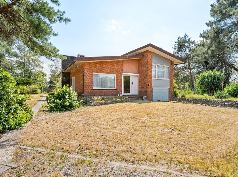 Te renoveren woning op een ruim perceel van 1.828 m² in een groene omgeving te Balen. Deze compacte gezinswoning beschikt over een inkomhal, leefruimt