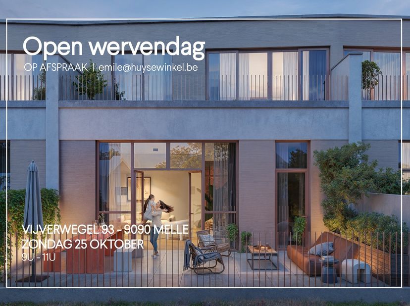 Appartement te koop in Vijverwegel 93,
                    9090 Melle
