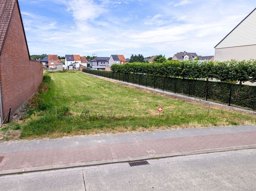 Rustig gelegen, westgerichte bouwgrond voor halfopen bebouwing van 692m² (lot 1). Gelegen te Rillaar met alle faciliteiten in de onmiddellijke omgevin