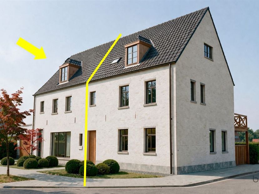 Karaktervolle nieuwbouw BEN halfopen bebouwing, centraal gelegen nabij het charmante dorp Oud-Schilde.<br />
Deze volledig afgewerkte woning met 225 m