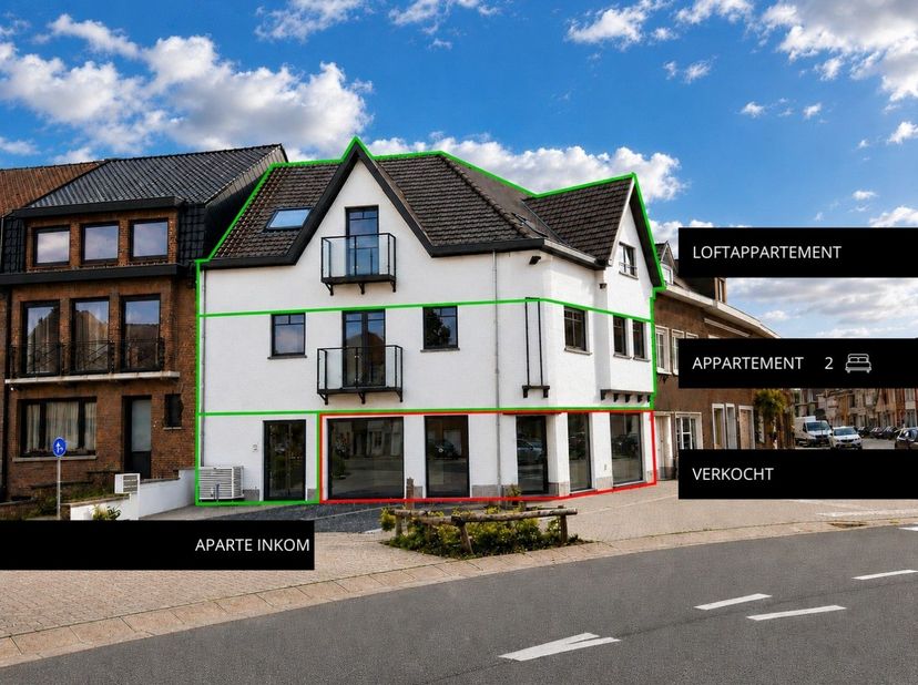 Appartement te koop in Godfried Devreeselaan 43 bus 1+2,
                    8500 Kortrijk