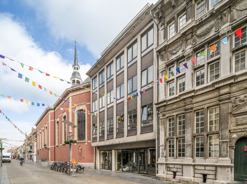 Dit stijlvol gerenoveerd appartement in het centrum van Maaseik beschikt over 2 slaapkamers, een balkonnetje en een woonkamer met zicht op de Bosstraa