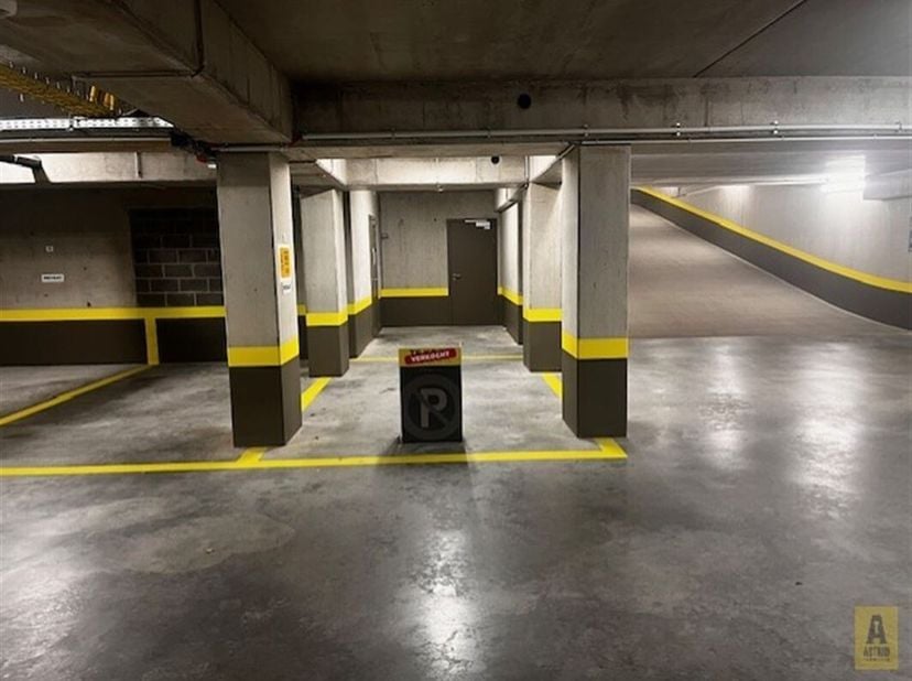 Meerdere ondergrondse parkeerplaatsen te huur in res Europe.<br />
Goede prijs! 100€ per parking!