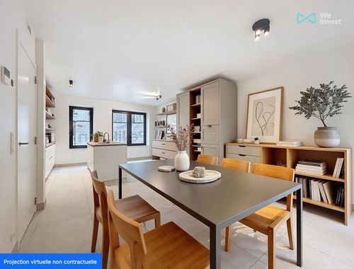                                         Gelijkvloers app. te huur in Schaarbeek, € 1.400
