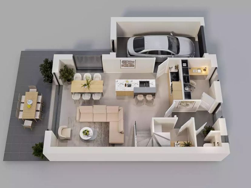 Slechts 2 woningen nog beschikbaar !<br />
Binnenkort mogen wij u deze prachtige, energiezuinige BEN-woningen aanbieden. De afwerking gebeurt volledig