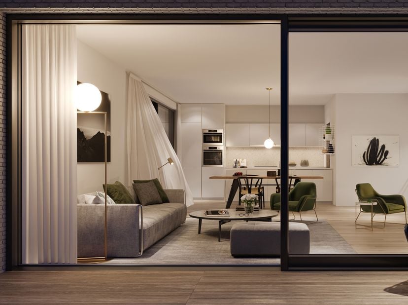 SINT-LAMBRECHTS-WOLUWE - Tussen het Sint-Lambrechtsplein en het Maloupark, ruim nieuw luxueus APPARTEMENT (3slpk/3badk)van 180,8 m² met twee TERRASSEN