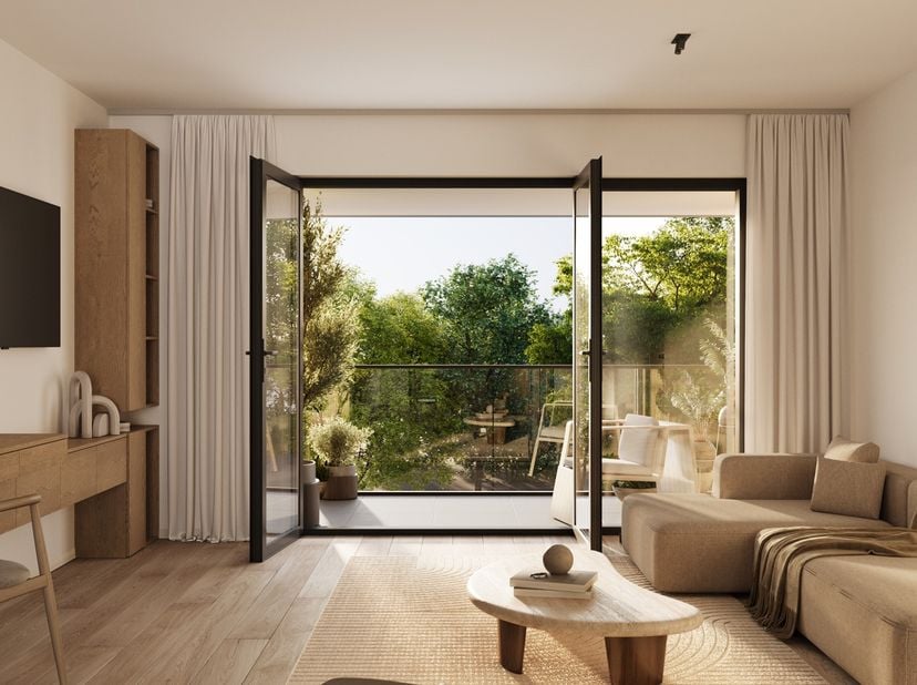 Bienvenue dans ce charmant studio situé au quatrième étage d'un élégant immeuble sur la Chaussée de Waterloo à Uccle. Cet espace accueillant invite à