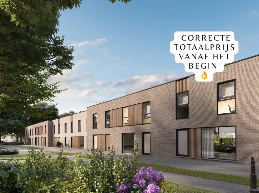Une maison neuve clé en main de 3 chambres pour 325 000 €, comprenant une place de parking, le terrain, les frais de notaire, les droits d'enregistrem