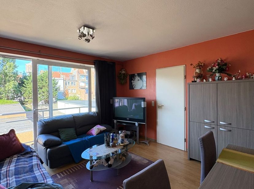 Instapklaar 1-slaapkamerappartement met terras op zonnige ligging<br />
Dit lichtrijke 1-slaapkamerappartement biedt een aangename woonomgeving en is