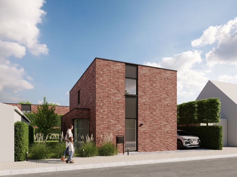 In een rustige, residentiële buurt verrijst deze moderne BEN-woning (E-peil 20) met een bewoonbare oppervlakte van ca. 147 m² op een perceel van 300 m