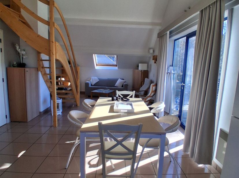 Appartement te koop op het Domein Résidence Durbuy.<br />
Dit gezellig en instapklare appartement is te  koop in het domein Résidence Durbuy, prachti
