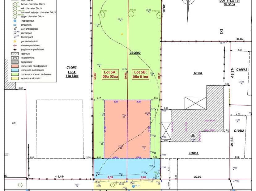 Ruime bouwgrond voor halfopen bebouwing.<br />
<br />
<br />
Gelegen in een rustige residentiële omgeving.<br />
<br />
<br />