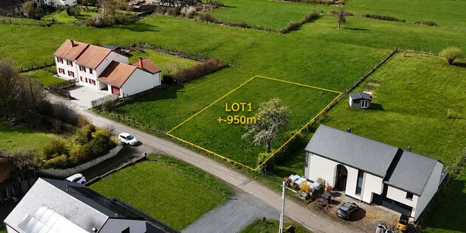 Terrain à vendre à au dessus des jardins, 6760 Bleid