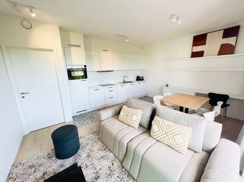 AUDERGHEM - Ideaal gelegen vlakbij de metrohalte Delta, de ULB/VUB en het station van Etterbeek: prachtige GEMEUBILEERDE STUDIO (0 slaapkamers/1 badka