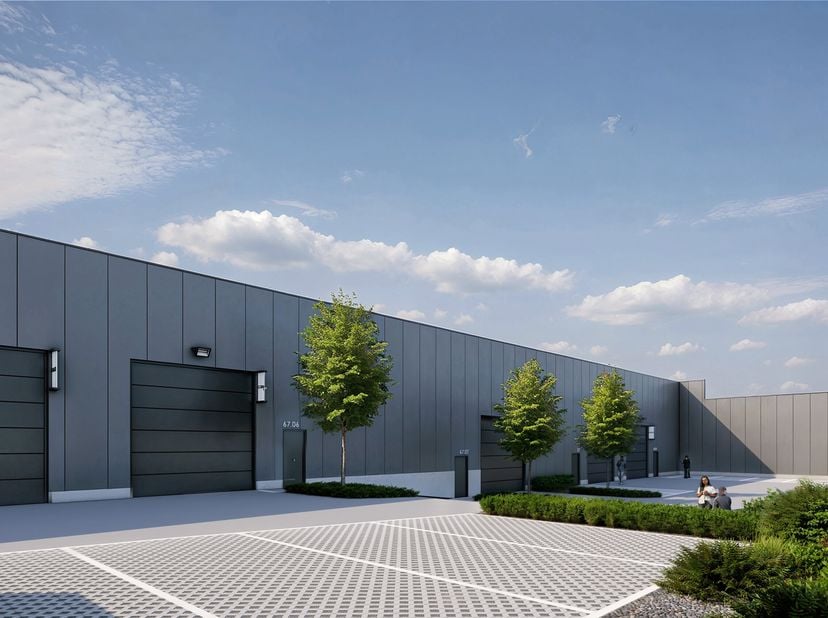 KMO-project KREA<br />
Nieuwbouw KMO-units te koop in project Krea gelegen langs de Langemarkstraat te Zonnebeke. De units hebben een bruto oppervlakt