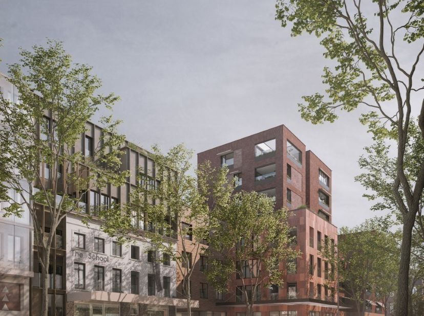 RES. B'HIVE – Dat is futureproof werken in het groen, op de meest centrale locatie in Hasselt! B'Hive staat symbool voor centraal wonen en werken, urb