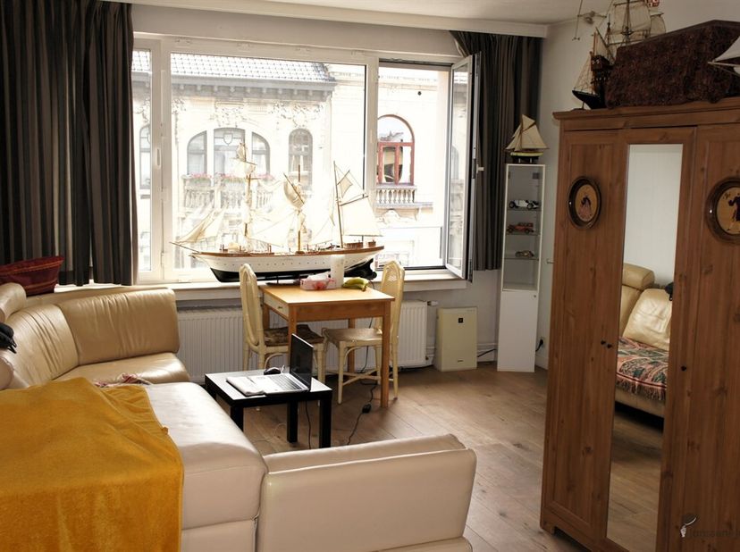 Studio van 40 m² in wijk "'t Groen Kwartier". <br />
Deze studio van 40 m² is centraal gelegen in de hippe wijk rond 't Groen Kwartier. <br />
De stud