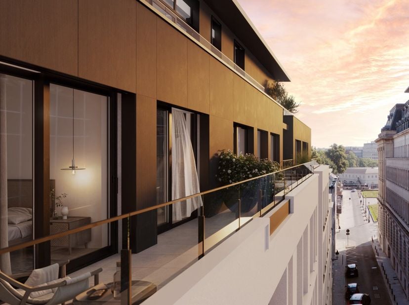 Appartement te koop in Rue de la Pépinière 20 bus A62,
                    1000 Brussel