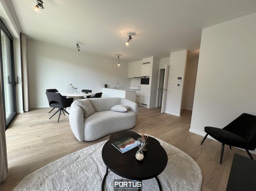 Nieuwbouwappartement te koop in Residentie Portanic te Nieuwpoort. Residentie Portanic is een energiezuinige residentie met grote terrassen, veel lich