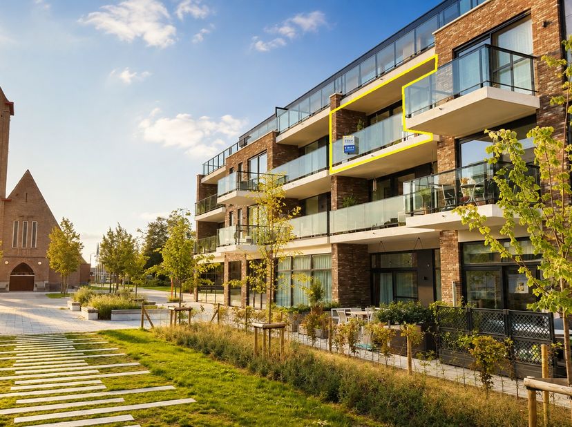 Het appartement maakt deel uit van residentie Brokaat en behoort tot het woonpark 'De Weverij' nabij Aalter Brug, aan het rustig en groen kerkplein. H