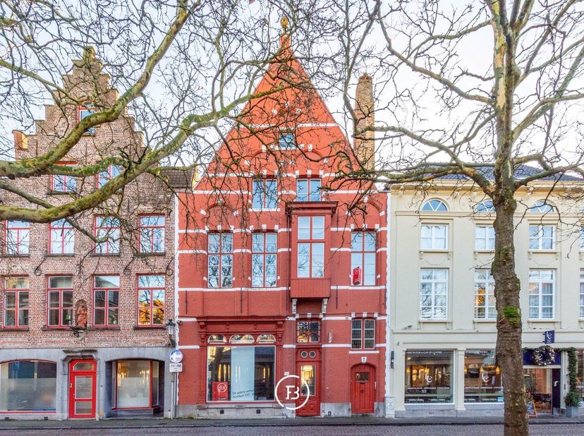 Multifunctioneel pand  met fenomenale uitzichten op de Vismarkt te Brugge.<br />
Voor wie zoekt naar véél volume, hoge plafonds, lichtinval, verzichte