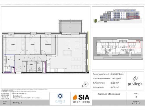                                         Appartement à vendre à Glain, € 301.832
