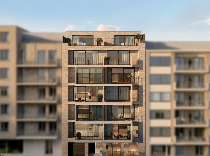 Project te koop in Gaston Biernauxstraat,
                    1090 Jette