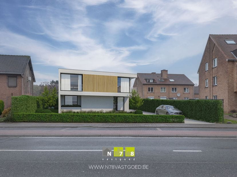 BOUWGROND VAN 4A74CA TE REKEM.<br />
TROEVEN<br />
- Gunstige ligging aan een belangrijke verbindingsweg, wat zorgt voor een vlotte bereikbaarheid.<br