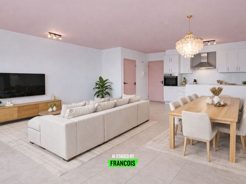 Cet appartement est situé dans la Noordveenakkerstraat à Gand, un axe de liaison idéalement situé qui permet de rejoindre facilement divers lieux d'in