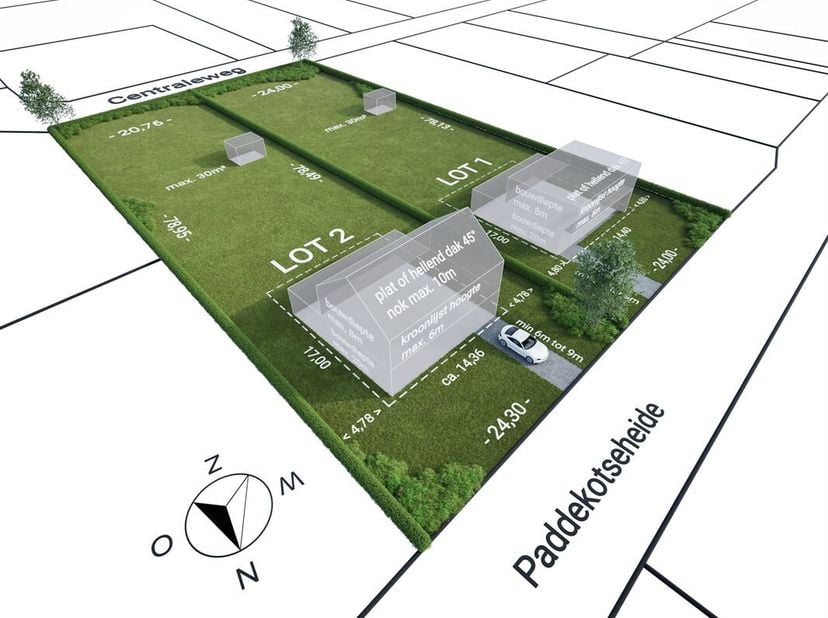 Terrain à vendre
                    à 2560 Nijlen