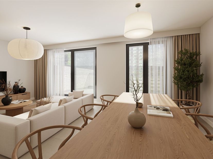 Vous souhaitez vivre au cœur de Bilzen, avec toutes les commodités quotidiennes accessibles à pied ? Cet élégant appartement neuf situé au 16 Brugstra