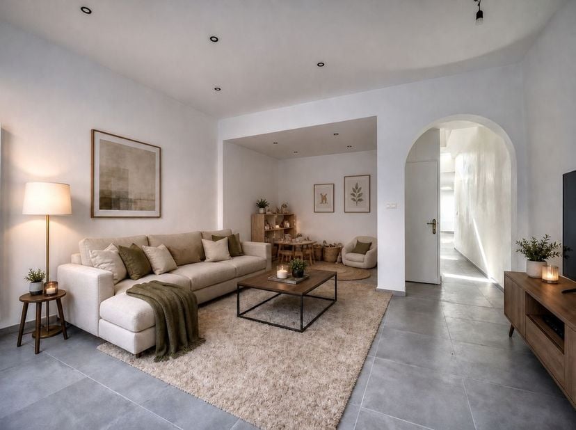 Deze charmante en gerenoveerde woning biedt een aangename combinatie van ruimte, licht en rust, en dit op een centrale maar toch bijzonder rustige lig