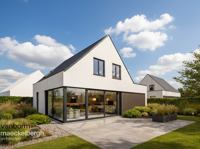 Instapklare nieuwbouwwoning met zuidgerichte tuin in rustige wijk<br />
EPC-label: A<br />
Mobiscore: uitstekende bereikbaarheid<br />
In een rustige