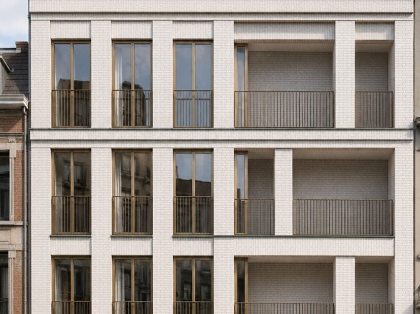 Te bouwen nieuwbouwproject (nog af te breken panden aanwezig) gelegen in het bruisende centrum van Brasschaat op wandelafstand van parken, openbaar ve