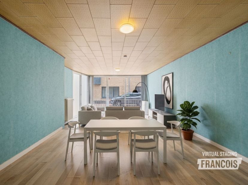 Au numéro 137 de la Weststraat à Blankenberge, découvrez cet appartement de plain-pied charmant à vendre, doté dun agencement pratique et dune atmosph