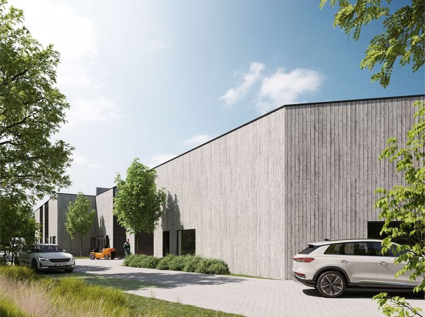 Unit C1 176m² <br />
<br />
Kmo Park / lokaal bedrijventerrein op domein van meer dan 1ha, unieke realisatie in de groene rand / driehoek / grens Keer