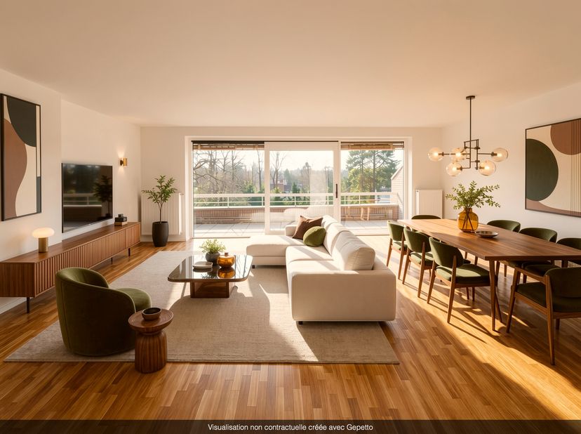Dans le quartier très recherché de l'Observatoire, situé sur la prestigieuse Avenue Hamoir, venez découvrir ce magnifique duplex-penthouse lumineux av