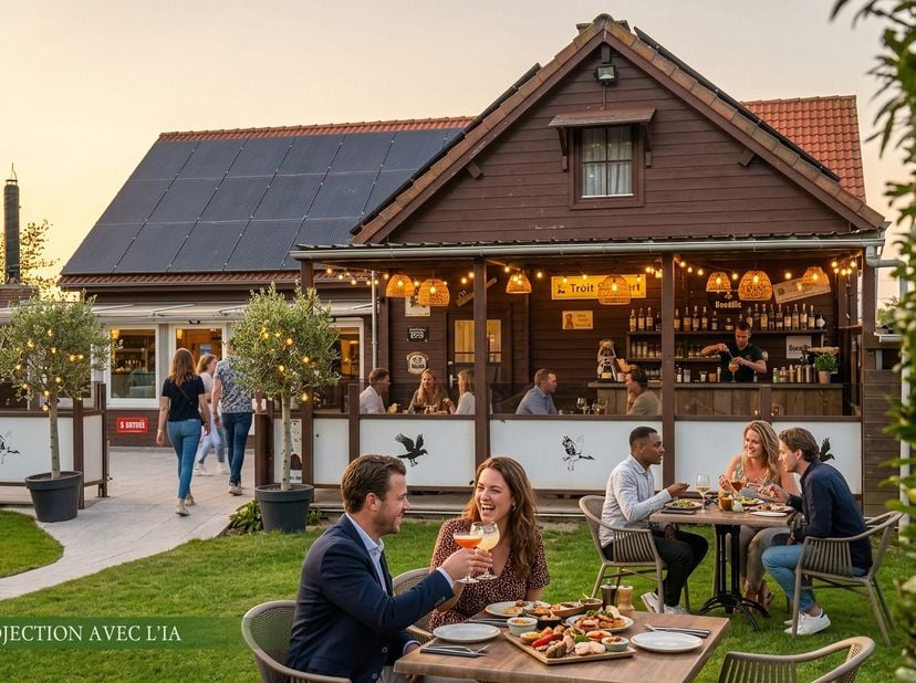 Wij nodigen u uit om dit veelzijdige pand te ontdekken, ideaal voor horeca- of evenementendoeleinden. Het bestaat uit verschillende functionele ruimte