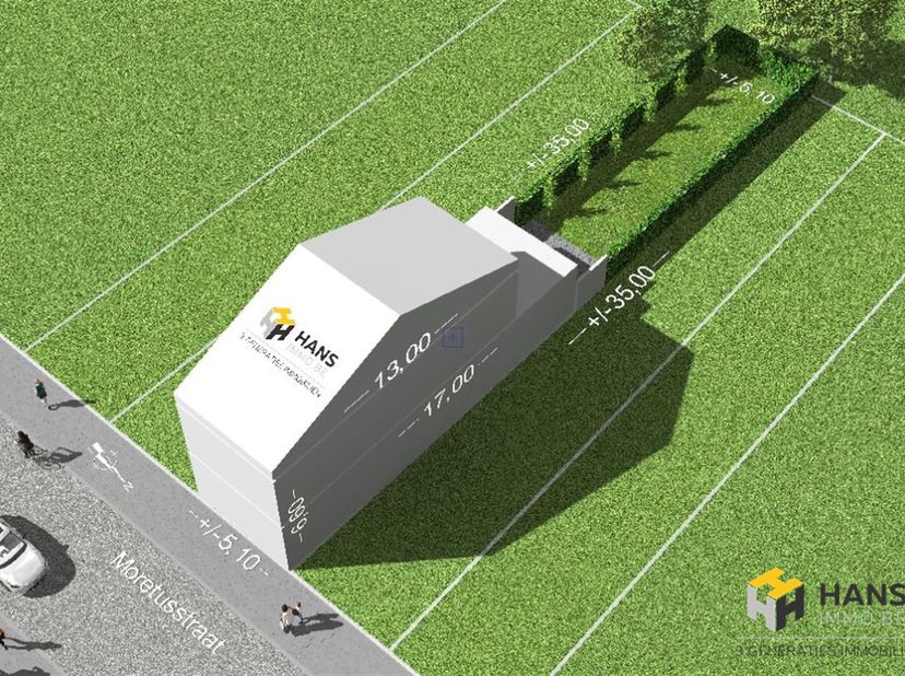 kan altijd binnen deur staat open<br />
<br />
Centraal en rustig gelegen bouwgrond van 181 m² in de Moretusstraat te Hoboken. Voor de plannen kan u