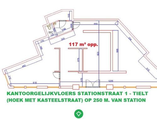                                         Bien commercial à vendre à Tielt, € 180.000
